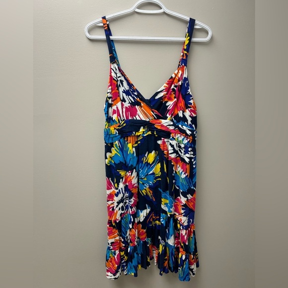 George Midi Multicoloured Summer Dress - Picture 1 of 4